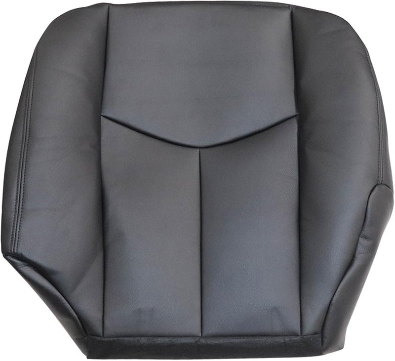 AOUTTUOA Driver Side Bottom Leather Replacement Seat Cover Compatible with Chevy Silverado GMC Sierra 2003 2004 2005 2006 - Image 1